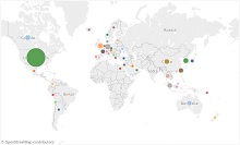 Alumni Map Snapshot